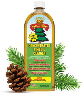 King Pine 070160112165 Concentrated Oil Multi-surface Cleaner Industrial Strength Gold 16 Fl Oz