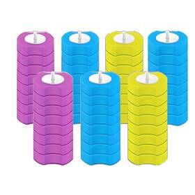 3fa0109-4392 Kirikit 56 Count Toilet Bowl Wand Refills Wall-mounted Disposable Cleaner Bru