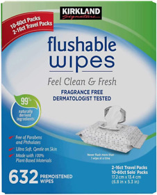 Kirkland Cleansing And Freshness Ultra Soft Hypoallergenic Plant-based Wipes