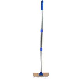 Kiwdzfu 705353872358 57 Inch Stainless Steel Wire Deck Brush With Long Handle For Algae And Tough Stai