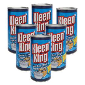 Kleen King 017500030260 Stainless Steel Cookware Cleaner And Copper Stain Remover - 14 Oz 6 Pack