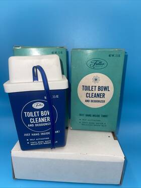 Kmart 071637007984 Fuller Brush Co. Blue Tint Toilet Bowl Cleaner 7-1/2 Oz Nos Sealed Vintage Prop