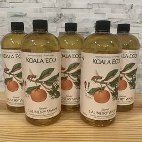 Koala Eco 850013802593 Lot Of 5 Natural Laundry Wash Liquid Detergent Mandarin Peppermint