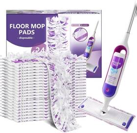 Kukident 001841999210 Power Mop Refills 24 Count Disposable Pads For Swiffer Powermop Mopping - Th