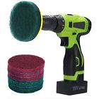 Kwdb064in Kichwit Inch Drill Power Brush Tile Scrubber Scouring Pads Cleaning