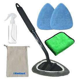 Kwokmark 713752773749 Tool Car Window Cleaning Wand Glass Microfiber Brush Bigger Pad Thicker Softy Cl