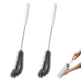 Kwude 742221653121 2-pack 16 Inches Long Handle Bottle Cleaning Brushes - Ideal For Coffee Glass