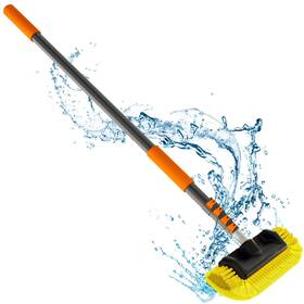 Laanpole 717373070577 12ft Car Wash Brush With Long Handle Cleaning 12 Inch Soft Br