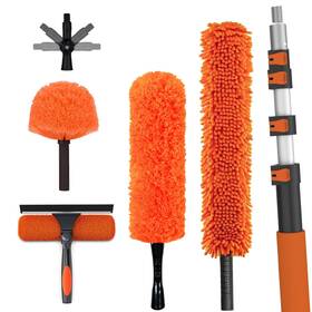 Laanpole 750872348877 20ft High Reach Duster Cleaning Kit With Extension Pole Ceiling Fan Cle