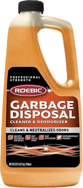 Laboratories 445047833847 K-27 Garbage Disposal Cleaner Liquid Sink And Sewer Drain Deodorizer With Bacte