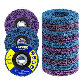 Laiwoo 742346255170 Strip Discs Stripping Wheel For Angle Grinder 4-1/2 X 7/8 Rust Rem