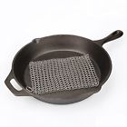 Laukingdom Cast Iron Cookware Cleaner Stainless Steel Chainmail Scrubber W Smaller Ring New 604753060047
