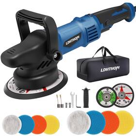 Ldhthopi 704090824729 980w Dual Action Polisher 5/6 Inch 9mm Random Orbital For Car Detai