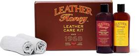 Leather Honey 445048317308 Complete Care Kit Cleaner Conditioner 2 Cloths. Non-tox