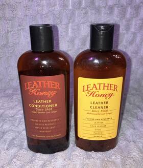 Leather Honey 857834002133 Complete Care Kit With Cleaner And Conditioner Used