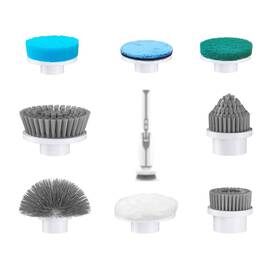 Ymg-818 Leebein 652726710710 Ymg-818/820 Electric Spin Scrubber Replacement Brush Heads 8pcs Extra