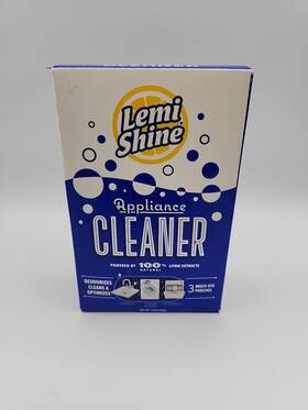 Lemi Shine 703074000036 Appliance Cleaner With Natural Citric Extracts 3 Pouches 7.5 Oz