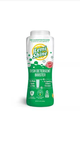 Lemi Shine 703074228751 Dish Detergent Hard Water Stain Remover Multi-use Citric Acid Cleaner 24