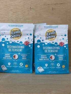 Lemi Shine 703074261321 Lot Of 5- Dishwashing Detergent 13ct Each Total 65 Pods- Exp 5/27