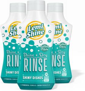 Lemi Shine 703074550050 - Dry Natural Dishwasher Rinse Aid Hard Water Stain Remove