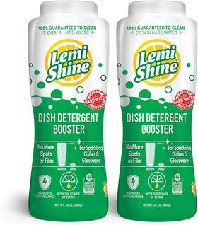 Lemi Shine 711181859232 Dish Detergent Booster Hard Water Stain Remover Multi-use Citric Ac