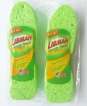 B01jjed946 Libman Non-scratch Cleaning Sponge Refills 2 Pack 4 Sponges Made In Usa