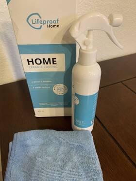 Lifeproof 755907044816 Home Ceramic Coating Refill 8oz Liquid Multi-surface Seals 90% Left