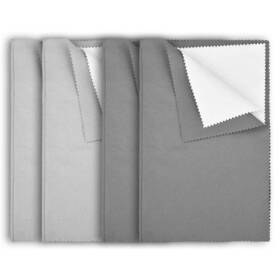 Lifhap 735373797669 4pcs Silver Polishing Cloth Large Jewelry Cleaning Cloths Multi-layer Double-sid