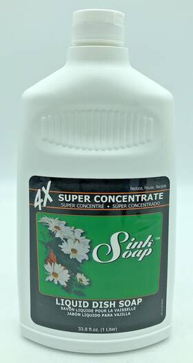 Liquid Soap Products 635672033010 Product Sink Dish 4x Super Concentrate 33.8 Fl Oz Aloe Made Usa