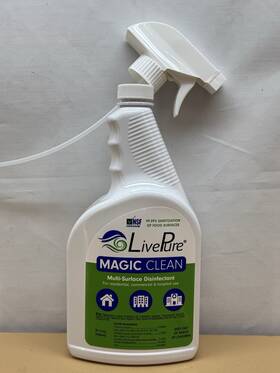 Livepure 850009545473 Magic Clean Multi Surface Cleaner Odor Eliminator Read Descrip
