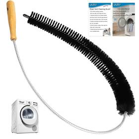 Qjs002 Lkueui Dryer Lint Brush Vent Cleaner Tool 47.2 Inch Extra Long Flexible For Tra