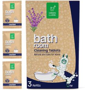 Llc 445004940991 Bathroom Refill 3-pack - Certified Compostable Packaging Natural Cleaning Solut