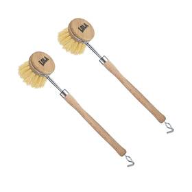 323-2 Lola The Original Tampico Vegetable And Dish Cleaning Brush Small Head - 2 Count