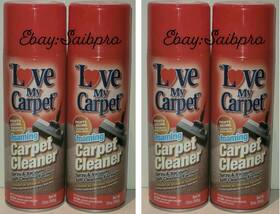 90658 Love My Carpet 4 Pk My. Cleaner Foam 12 Oz Fights Odor Spray And Vacuum