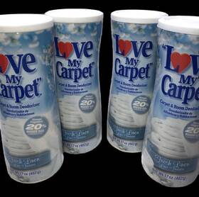 Atb-lmc739529-2pc Love My Carpet Fresh Linen Deodorizer Room Pet Odor Eliminator 34oz 4 Pack