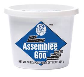 Lubegard 083137192602 19260 Assemblee Goo Blue Light Tack Lubricant 16 Oz