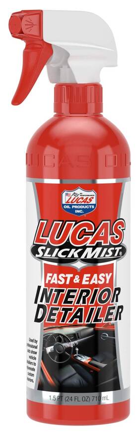 Luca10514 Lucas Oil Slick Mist Interior Detailer 24 Oz Car Care Spray Cleaner