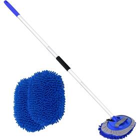 W10001 Lukcozmo 62 Inch Car Wash Brush With Long Handle And Microfiber Clean