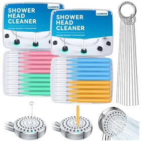Showerheadcleaner-04 Lumkew 30pcs Multiszie Shower Head Cleaner Tool Cleaning Brush Fo