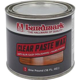 3206p001-6 Lundmark 1 Lb. Clear Paste Floor Wax 084686320669