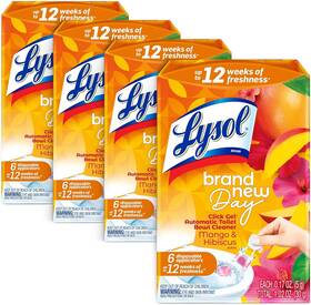 Lysol 445003266245 Click Gel Automatic Toilet Bowl Cleaner For Clea
