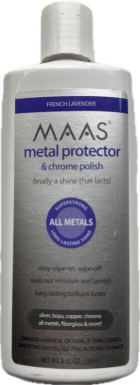 24027-91502 Maas Metal Protector And Chrome Polish French Lavender 75% Full Metals Fiberglass