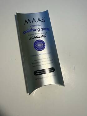 Maas 724027914507 All Metals Cleaning Polishing Glove French Lavender Scent New