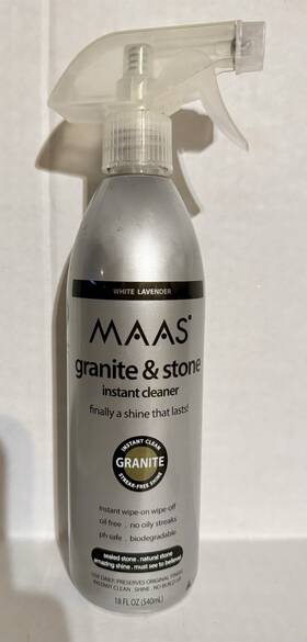 Maas 726084617230 Granite And Stone Instant Cleaner Clean Shine Protect Spray