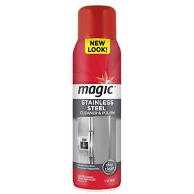 Magic 070048114205 Stainless Steel Cleaner Aerosol - 17 Ounce Removes Fingerprints Residue Wat