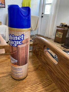 Magic America 070048012174 Vintage Cabinet Spray Cleaner 13oz Grease Grime Dust Clean And Shine Read