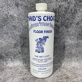 Maids Choice 721703123451 32oz Brighter Than Bright Floor Finish Made In Usa Inch The Wet Look