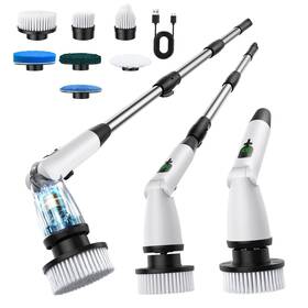 Mailluck 730425867864 11 In 1 Electric Spin Scrubber Cordless Cleaning Brush 3 Adjustable Angles 2