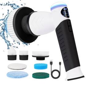 Majoseso 791069668699 Electric Spin Scrubber - Rechargeable Bathroom Power Cleaning Brush