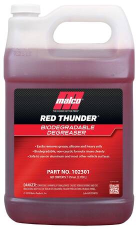 Malco 075929123017 Red Thunder - Automotive Cleaner And Degreaser Breaks Down Grease Grime O